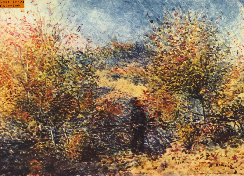 Frühlingslandschaft nach Renoir Gemäldeimitation